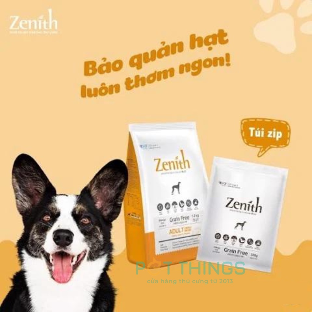 Thức ăn Hạt mềm Zenith 1.2kg / 3kg cho chó