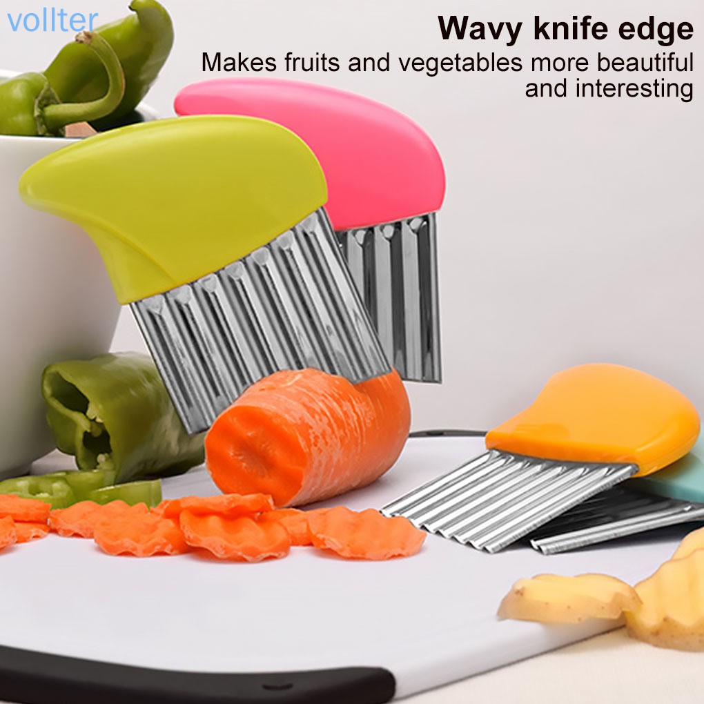 Dao Cắt Khoai Tây Gợn Sóng Bằng Thép Không Gỉ