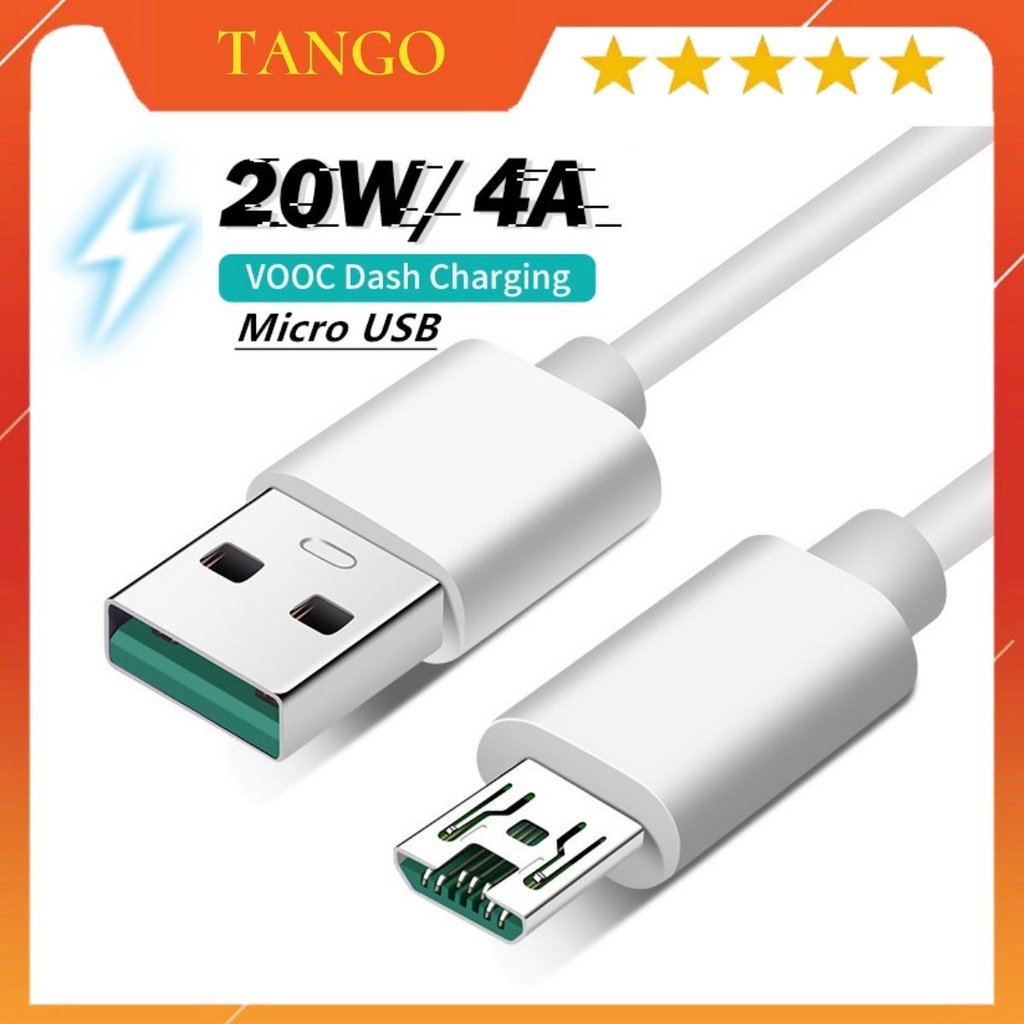 Cáp sạc nhanh Oppo hỗ trợ sạc nhanh VOOC, dây sạc nhanh chính hãng OPPO truyền dữ liệu sạc nhanh.
