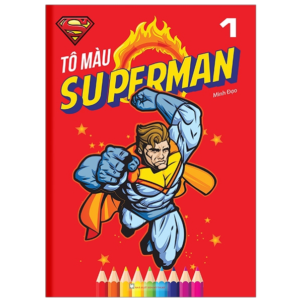 Sách - Tô Màu Superman (Tập 1)
