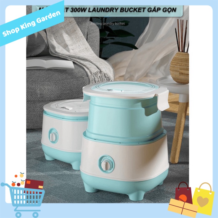 King's Garden - MÁY GIẶT 300W siêu mạnh LAUNDRY BUCKET GẤP GỌN