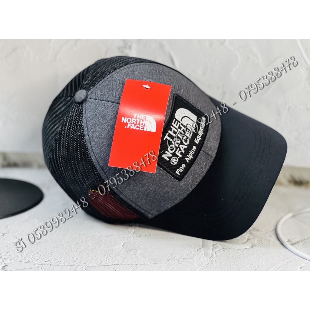 NÓN KẾT PHỐI LƯỚI XÁM THOÁNG MÁT NAM NỮ NĂNG ĐỘNG