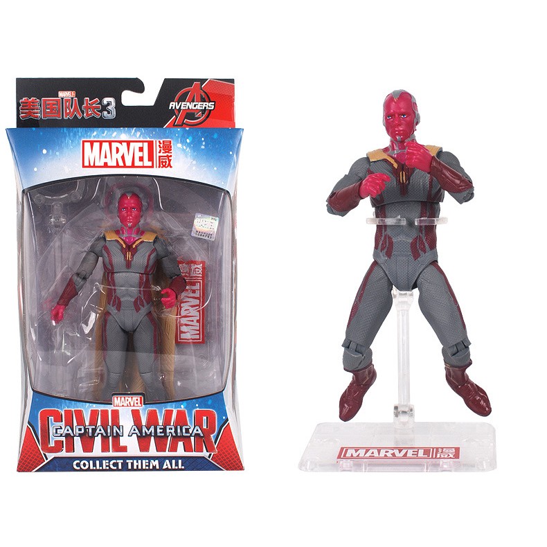 Mô hình Vision trong phim Civil War của Marvel - Có đế trưng bày