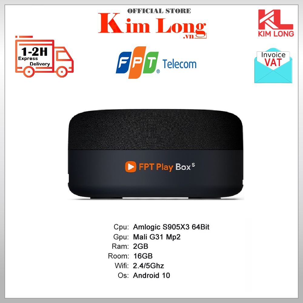Android Tivi Box FPT Play Box Hệ điều hành Android TV 10, RAM 2GB-16GB- Bảo hành chính hãng 12 tháng
