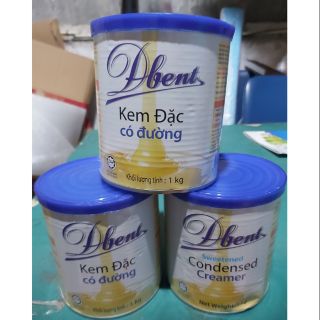 Sữa đặc Dbent 1kg nhập Malaysia