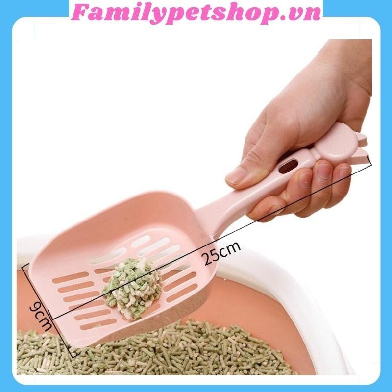 Xẻng xúc cát vệ sinh cho mèo-xẻng hót cát dọn vệ sinh phân cho mèo-familypetshop.vn