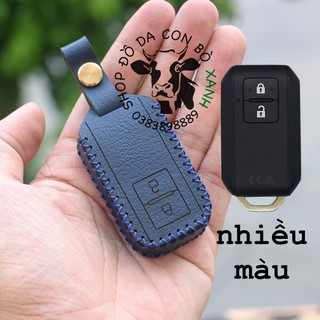 Bao da chìa khoá Suzuki Swift, Ertiga, XL7, Vitara 2018 handmade da thật 002
