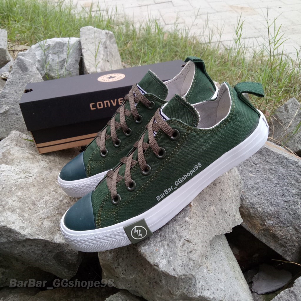 Giày Allstar Chuck Taylor 2 All Star Ct 2 Premium / Allstar Jackpurcel Màu Xanh Lá