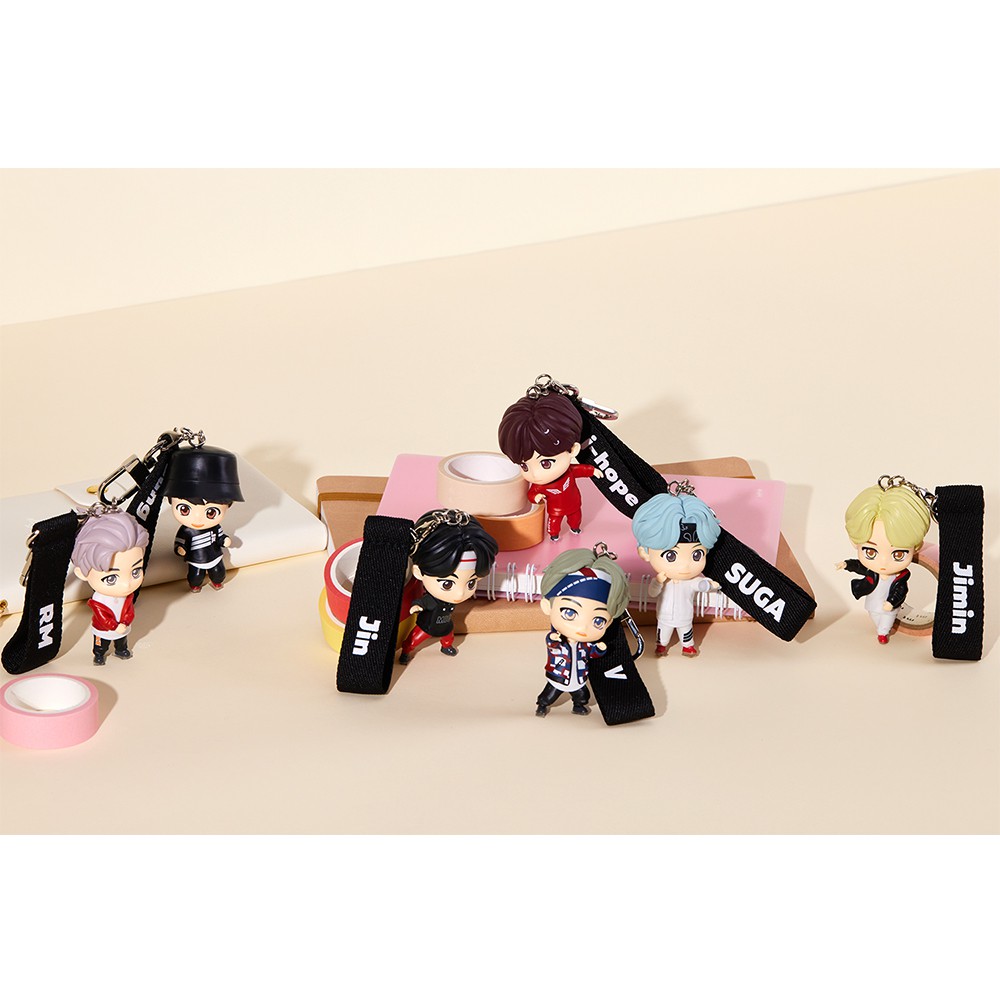 BTS  Figure Key Ring, TinyTan, idol figure, Official, Original, Authentic, đồ bts, mô hình pop, mô hình, đồ chơi pop, đồ chơi hình, đồ dancer, Kpop, Bag Accessory, Korean idol, HYBE, DISCOUNT