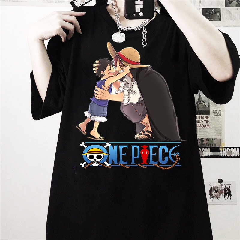HOT 💥  Áo thun One Piece: Luffy Nika Gear 5 Unisex Trùm Cuối Manga Anime phom rộng unísex