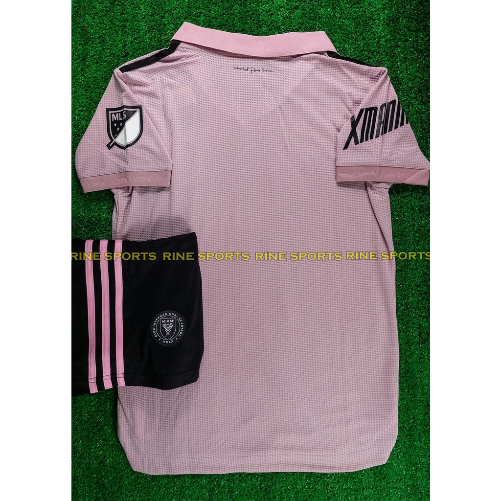 Bộ áo bóng đá miami hồng super hàng thailand 2022-2023 Giống thi đấu