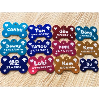 Thẻ khắc tên thú cưng