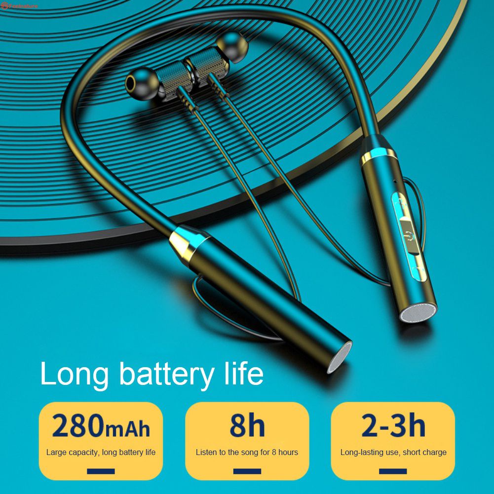⭐Bán Chạy Nhất⭐Tws G01 Cổ Không Dây Bluetooth 5.0 Từ Tính Thể Thao Chạy Bộ Tai Nghe Chống Nước Tai Nghe Nhét Tai Giảm Tiếng Ồn Tai Nghe VN