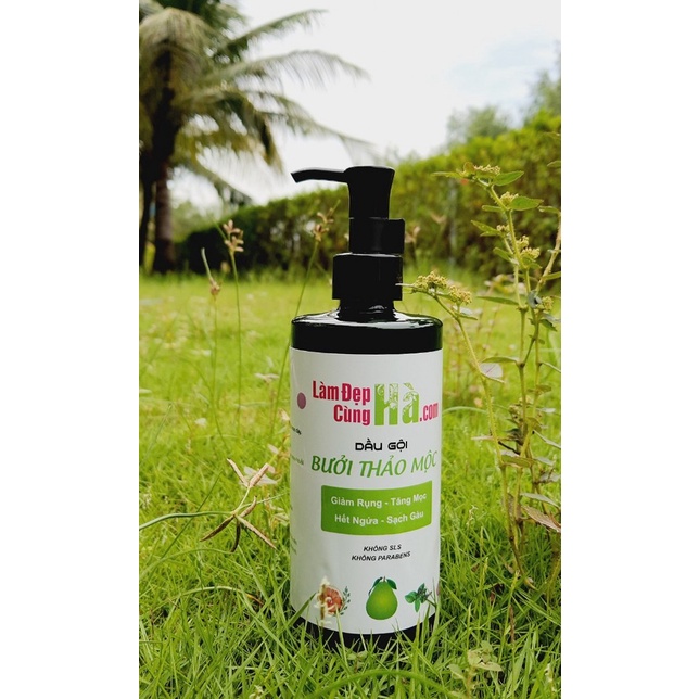 Dầu Gội Bưởi Thảo Mộc - LÀM ĐẸP CÙNG HÀ - 300ML