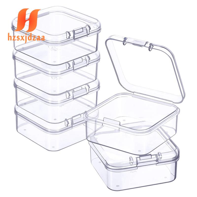 Set 6 Hộp Nhựa Trong Suốt Đựng Vật Dụng Nhỏ