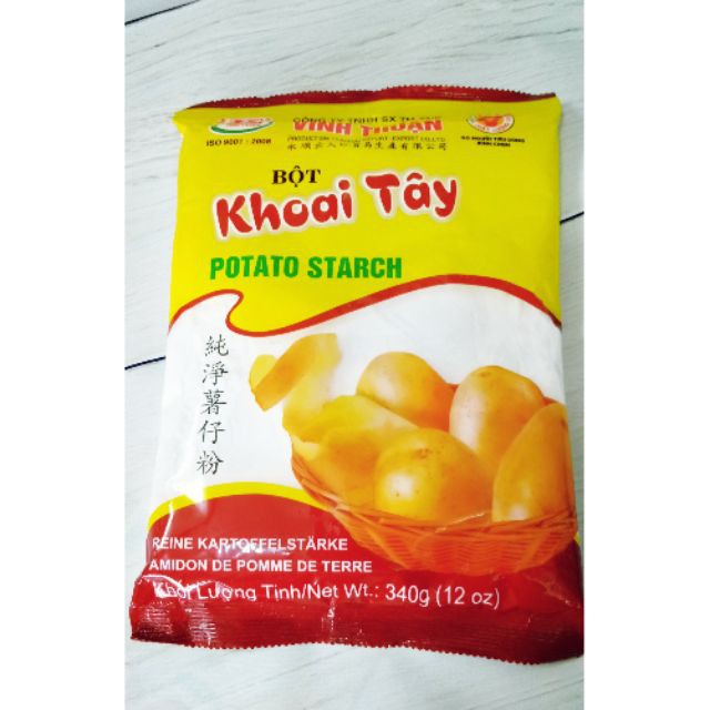 Bột khoai tây tinh khiết VĨNH THUẬN. 340g