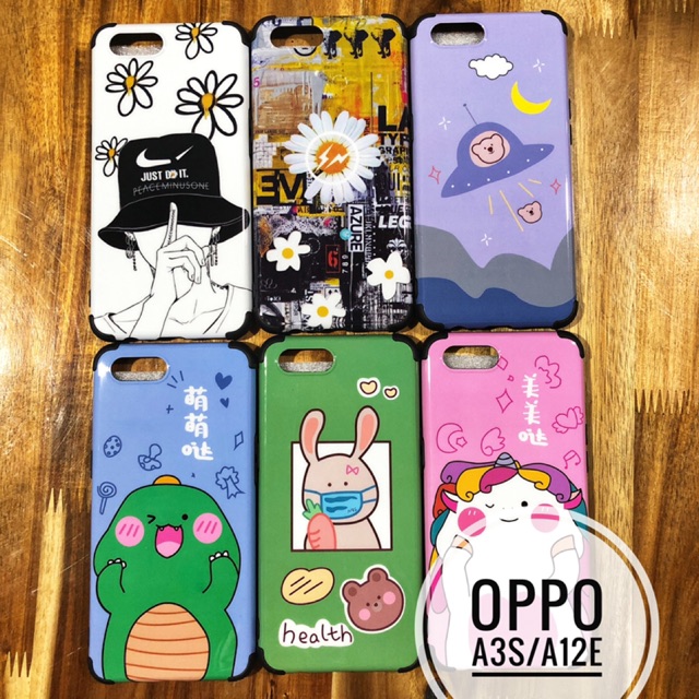 Ốp lưng oppo A3s/A12E idm bóng