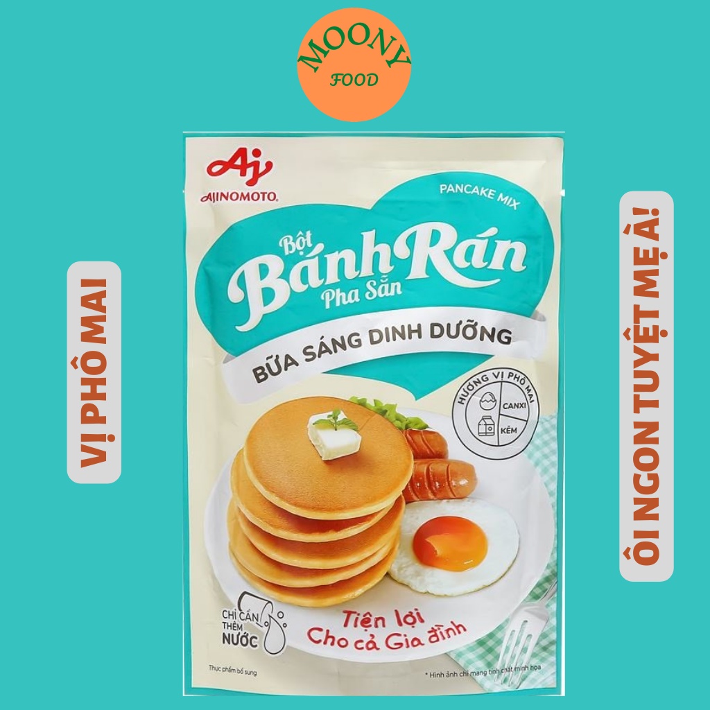 Bột Bánh Rán Doraemon Pha Sẵn Rẻ Tiện Lợi Cho Bé Ajinomoto Gói 200G