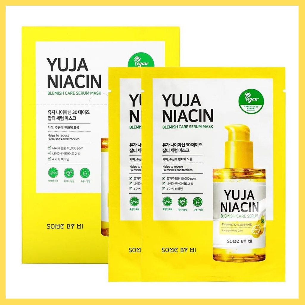 Mặt Nạ Dưỡng Trắng Da Some By Mi Yuja Niacin 30 Days 25g