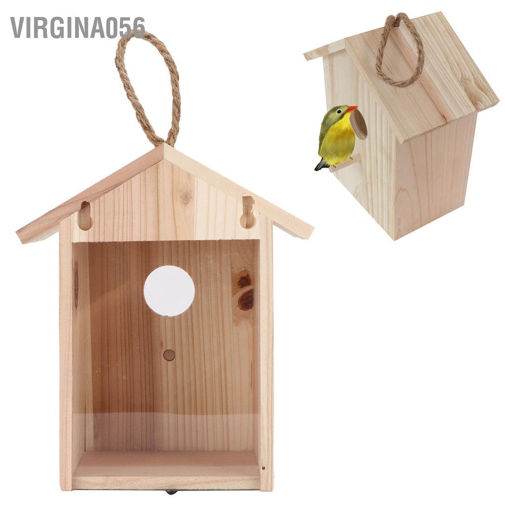 Có thể bán buôn Ổ chim nhỏ hút ngoài trời bằng gỗ di động Virgina056 Hàng giao ngay