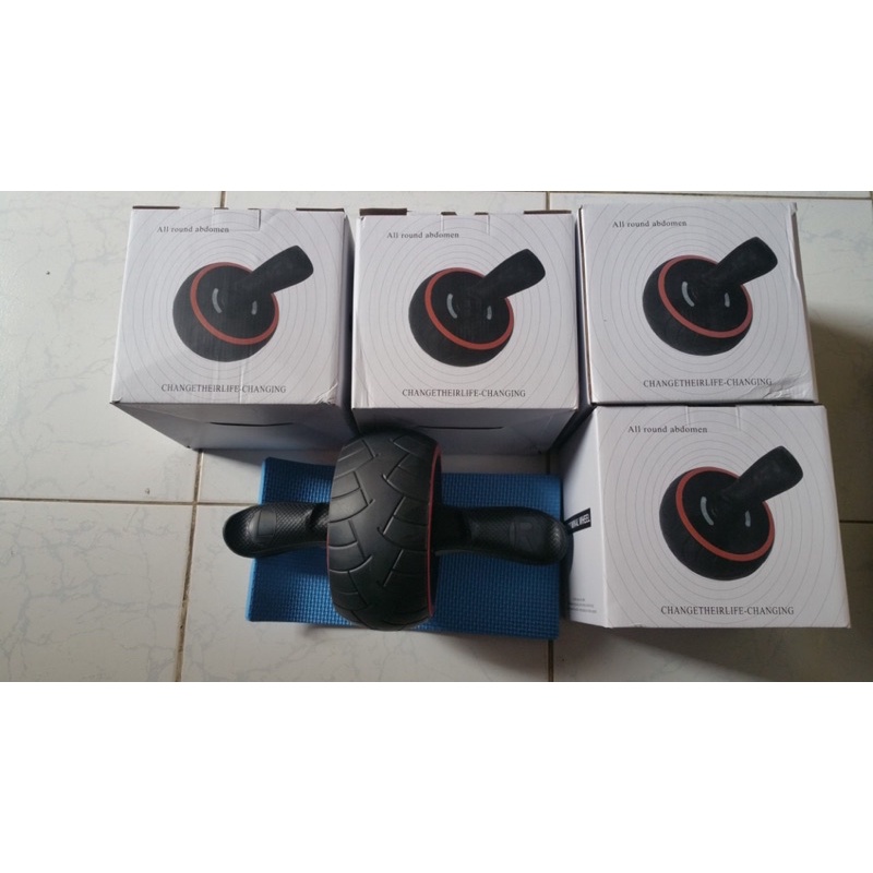 Con Lăn Tập Bụng 1 bánh POWER ROLLEL Cao Cấp