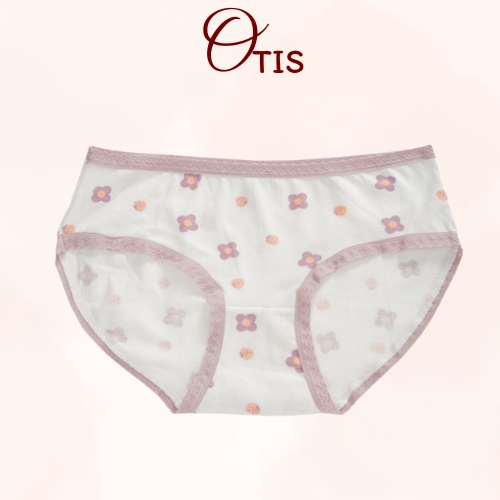 Quần Lót Cotton Nữ Thông Hơi Kháng Khuẩn Hút Mồ Hôi Hoạ Tiết Dễ Thương  OTIS - L160