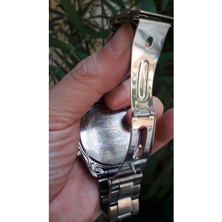 Đồng hồ nam casio 6 kim và 1 màn lcd năng lượng