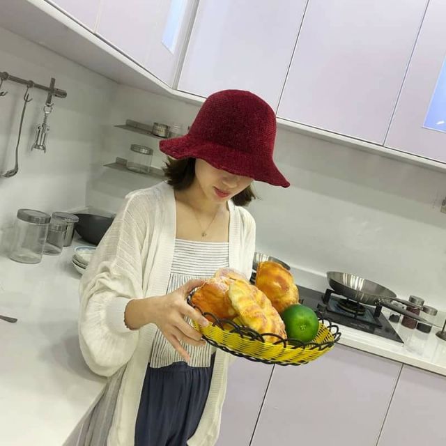 Nón bucket nhung mềm mẫu mới 2020
