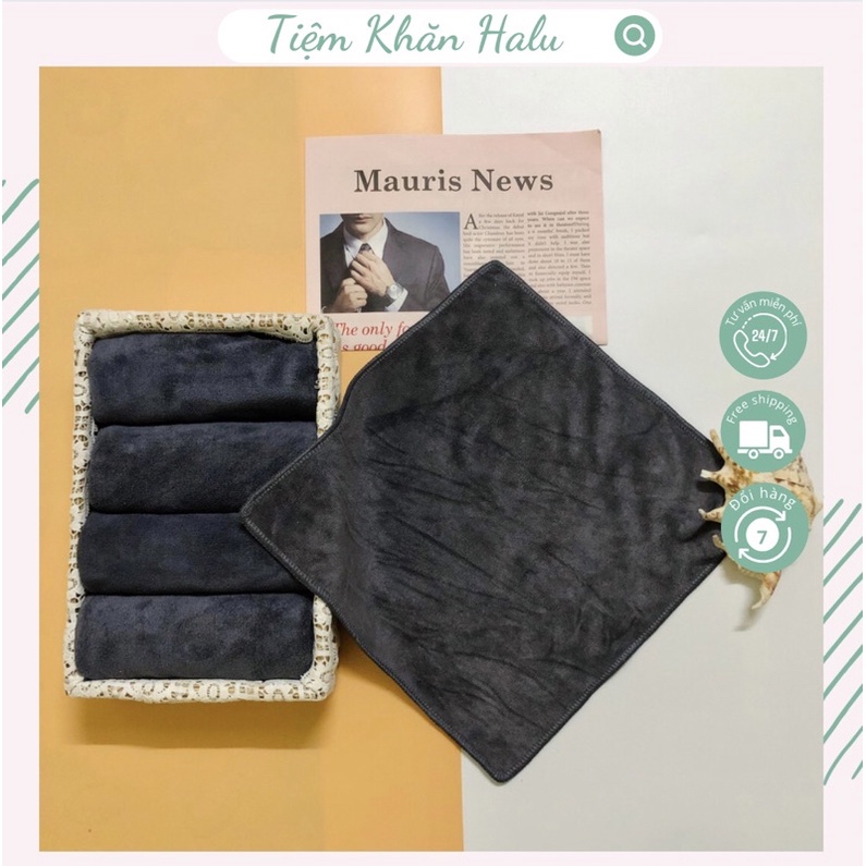 Khăn nail, khăn lau tay ⚡️𝗙𝗥𝗘𝗘 𝗦𝗛𝗜𝗣⚡chất liệu microfiber loại 1 (30x30, 35x35) thấm hút nước cực tốt dùng trong nail.