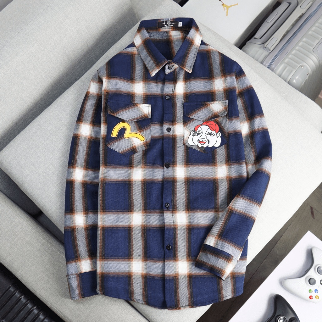 (HCM) ÁO SƠ MI NAM CARO DÀI TAY - PHONG CÁCH THỜI TRANG NAM HÀN QUỐC SIÊU HOT , RỰC RỠ CHO CÁC ANH KME FASHION