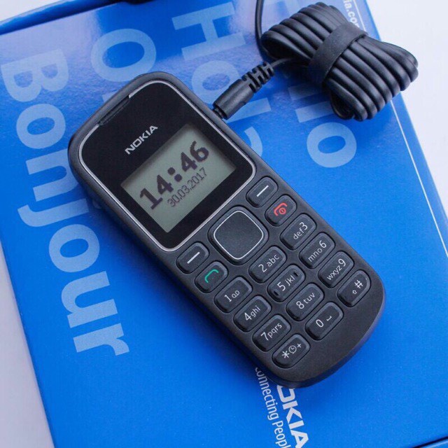 Điện Thoại Nokia 1280 Zin Chính Hãng Màn Hình Zin, Main Zin - Phụ Kiện kèm theo pin sạc đầy đủ
