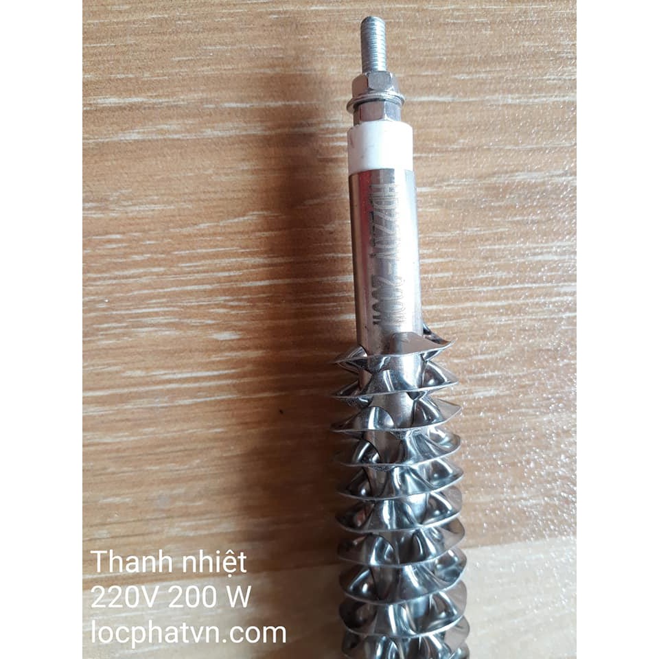 Điện trở ấp trứng 200w 220V - Thanh nhiệt làm máy ấp trứng - Điện trở gia nhiệt không khí - phụ kiện máy ấp trứng TN200