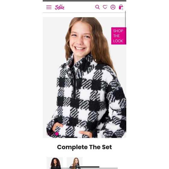 Áo lông mềm Justice