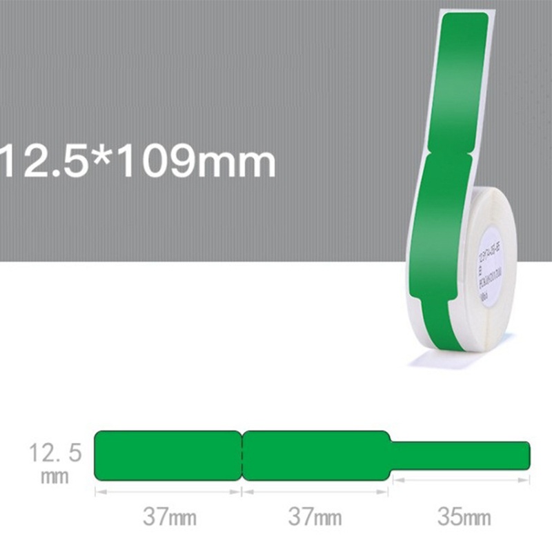 Cuộn giấy nhãn dán NIIMBOT D11 màu trắng chống thấm nước dùng đánh dấu dây cáp mạng