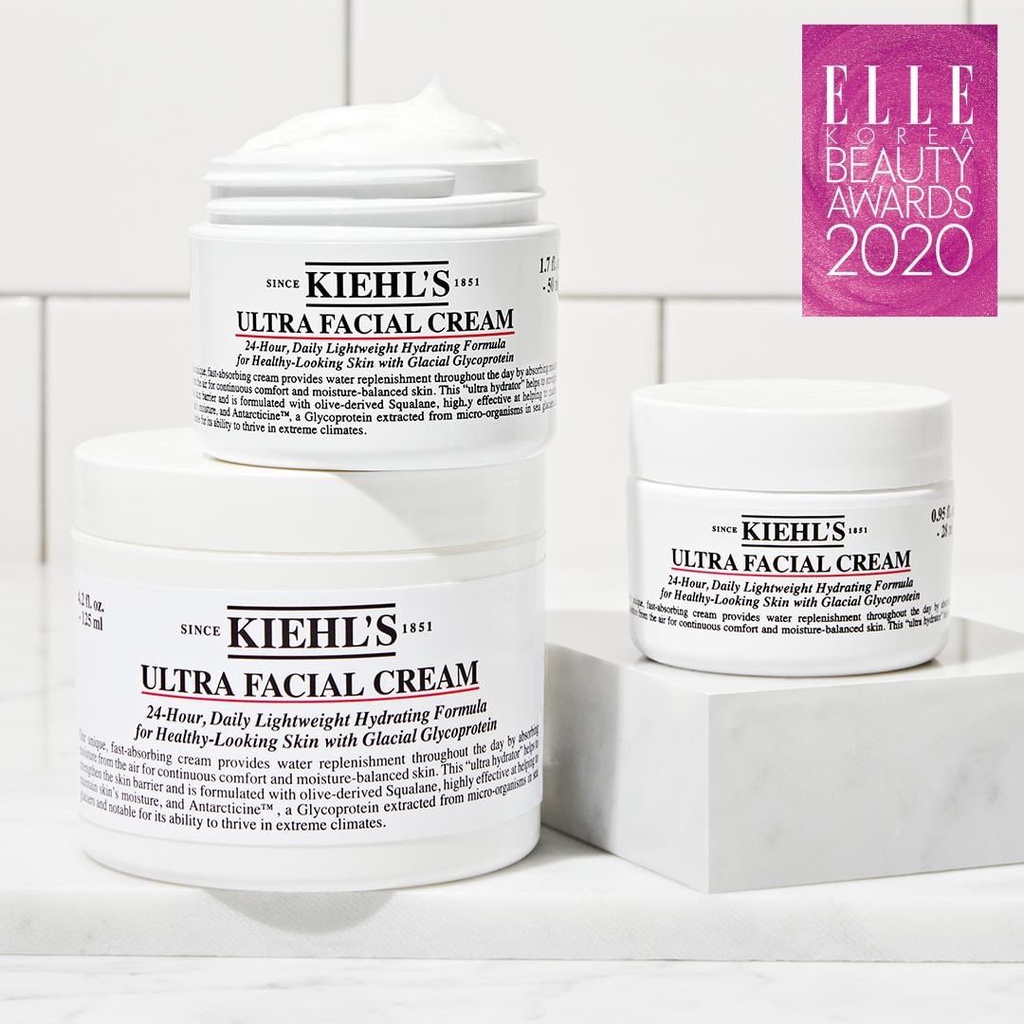Kem Dưỡng Ẩm Suốt 24 Giờ Phù Hợp Với Mọi Loại Da Kiehl’s Ultra Facial Cream 125ml