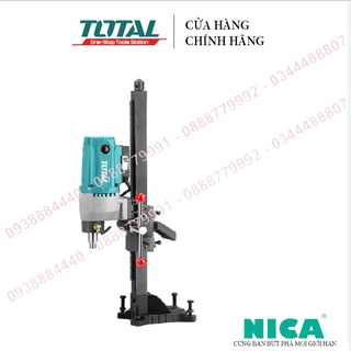 Máy khoan khoét lỗ rút lõi total tddm28001 2800w, khoan đá đường kính max 200mm kèm theo 1 chân khoan[thietb