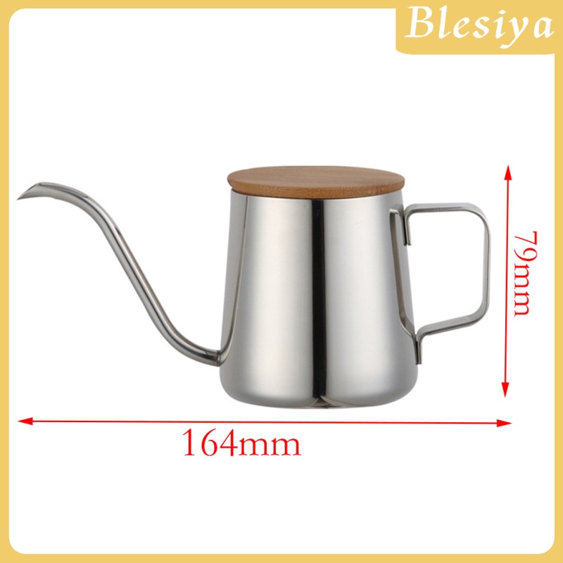 Ấm Pha Trà / Cà Phê Cổ Ngỗng Bằng Thép Không Gỉ 250ml