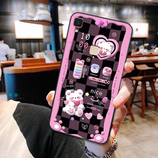 ốp lưng điện thoại vivo v3 max in hình gấu humberger chi bi vô cùng đáng yêu
