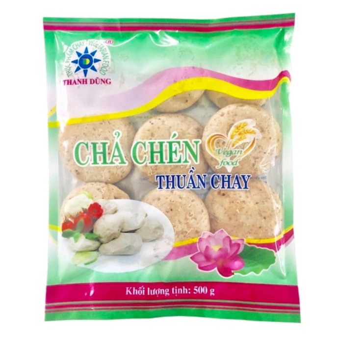 🍀 Vegan - Chả Chén Thuần Chay Thanh Dũng / Vegan "Cha Chen" 500gr  - giao hỏa tốc Hồ Chí Minh
