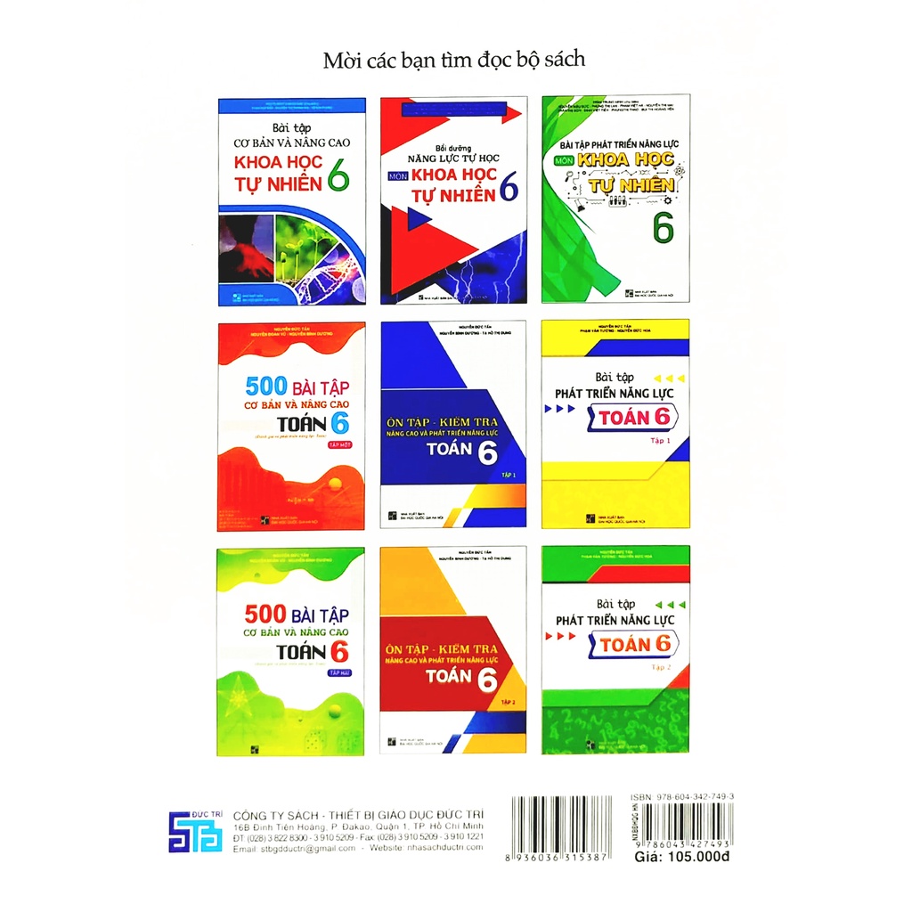 Sách Bài Tập Cơ Bản Và Nâng Cao Khoa Học Tự Nhiên 6