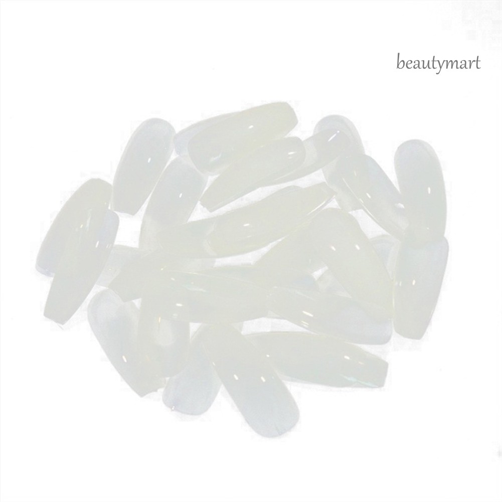 [Hàng mới về] Bộ 100 móng tay giả Balllerina bằng acrylic dùng cho nối dài móng tiện dụng