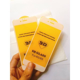 Kính cường lực 9d iphone 6/6s trắng siêu bền
