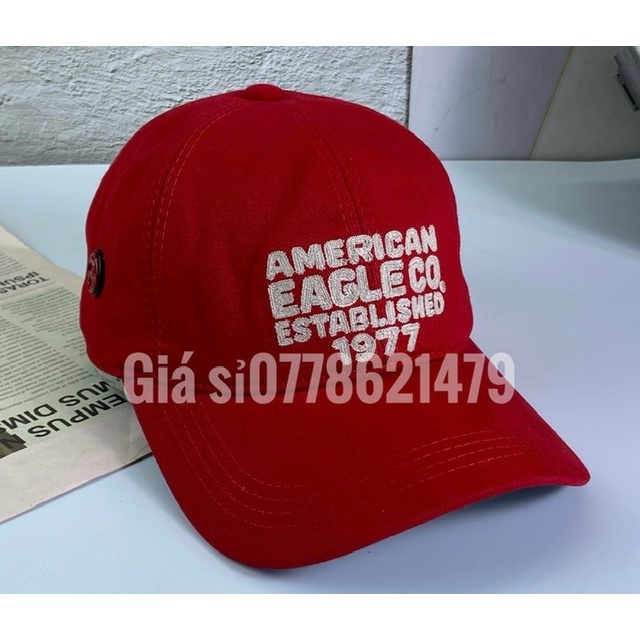 mũ lưỡi trai kaki 2 lớp - nón kết vải kaki xịn đậm chất thể thao thêu america1977 thời trang