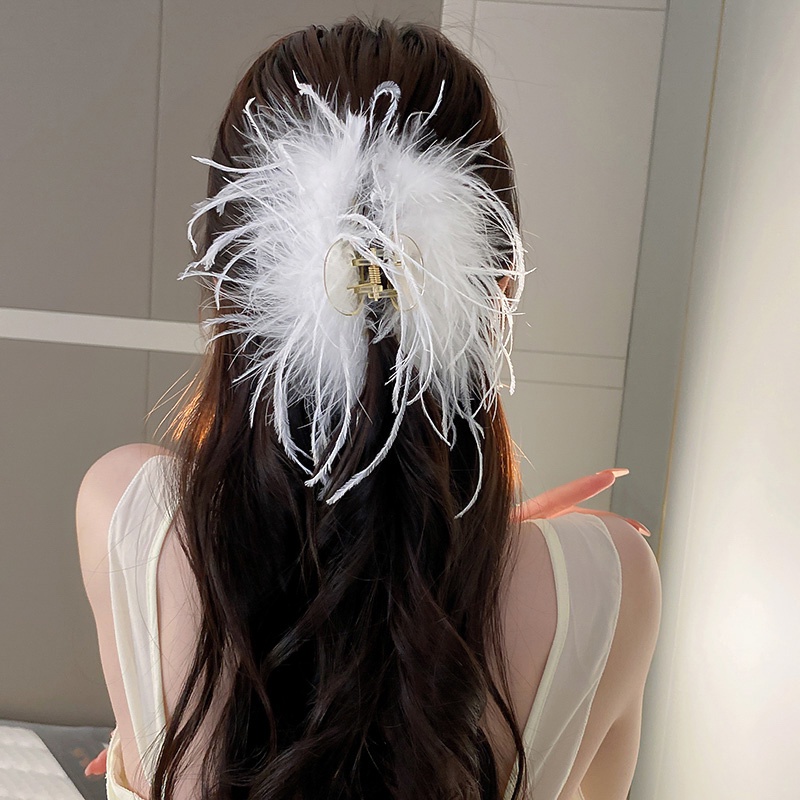 Kẹp Tóc Hình Lông Vũ Thời Trang