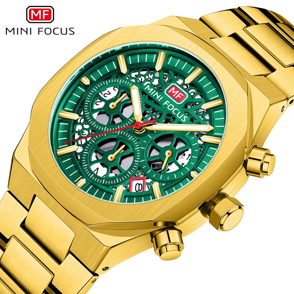 Đồng Hồ Analog Máy Quartz MINI FOCUS MF0411G Sang Trọng Cho Nam