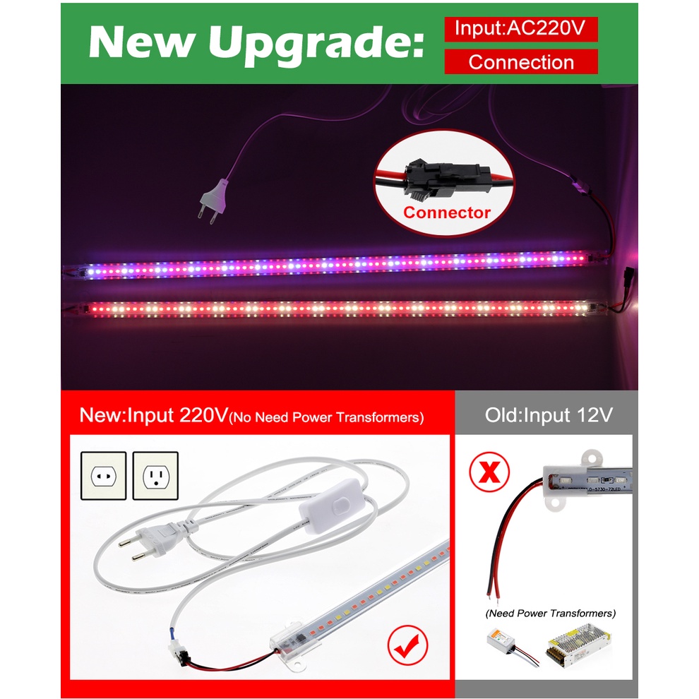 Đèn Led Trồng Cây, Thanh Đèn Led Đèn Quang Hợp Trồng Cây Tăng Tốc độ Phát Triển Của Cây