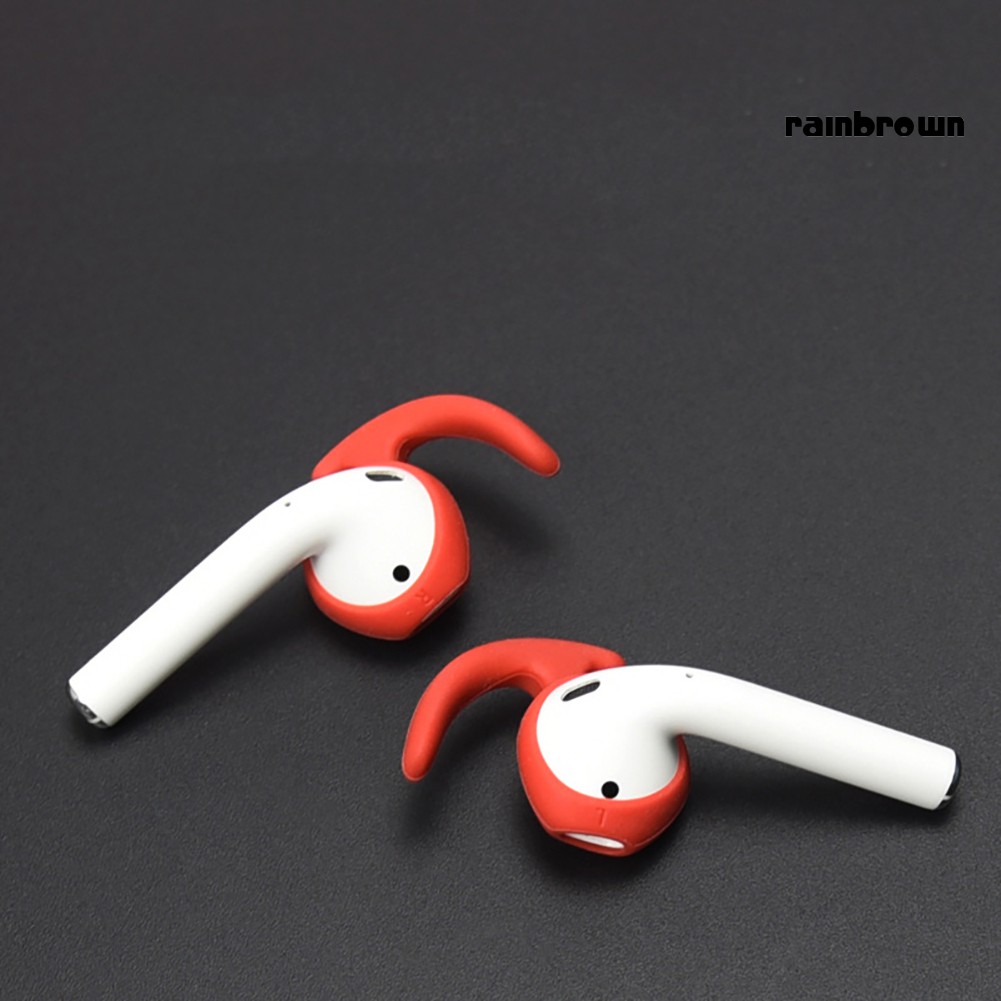 Vỏ Bảo Vệ Hộp Đựng Tai Nghe Airpods Bằng Silicon Có Móc Chống Trượt