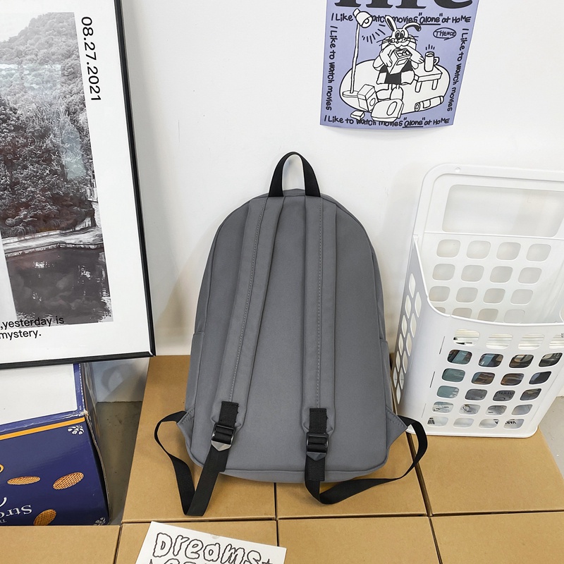 Ba lô Prettyzys sức chứa lớn 14 inch phong cách Hàn Quốc 2022 cho học sinh đại học