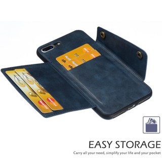 Ốp điện thoại có ngăn đựng thẻ dành cho Iphone 6 6s plus 7 8