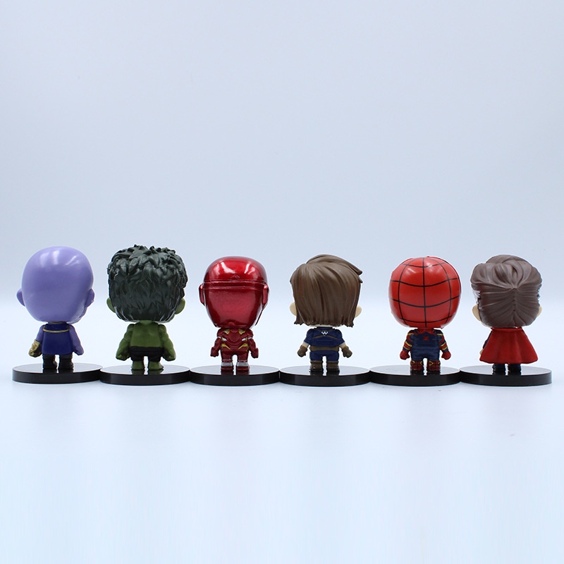 [Set D] Mô hình nhân vật Marvel comic Thanos - Hulk - Iron man - Doctor Strange - Spider man - Captian - Marvel DC